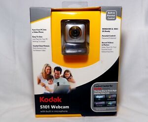 NEW Kodak Webcam Built In Microphone S101 Package Mac or Windows Free Shipping