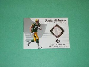 Jordy Nelson Jersey Card 2008 Upper Deck Rookie Authentics Green Bay Packers!!! - Picture 1 of 3
