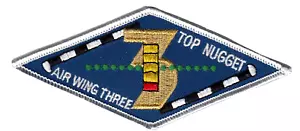 CARRIER AIR WING THREE TOP NUGGET PATCH - Picture 1 of 1
