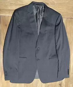 Z Zegna Current Gray Micro Plaid Drop 8 Blazer Men’s 42R Slim Fit Sport Jacket - Picture 1 of 13