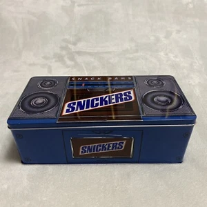 Snickers Snack Bars - 1989 Edition Boom Box Collectors Box - Empty - Vintage - Imagen 1 de 6