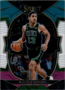 2022-23 Select Prizms verde azulado blanco rosa #11 Malcolm Brogdon/49 - casi nuevo-como nuevo - Imagen 1 de 1