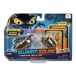SWARM SQUAD STAG & TRILOBITE BEETLE elektronische motorisierte Action Bugs Streichkarten - Bild 1 von 3