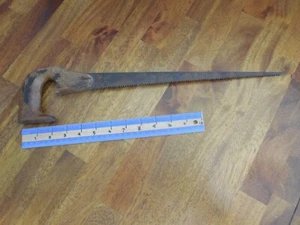 Vintage Keyhole Saw, 13" Blade, Wood Handle, Metal Screws - Picture 1 of 5