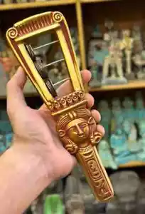Raro autentico sistrum di Hathor raro antico egizio antichità egizie egizie a.C. - Foto 1 di 5