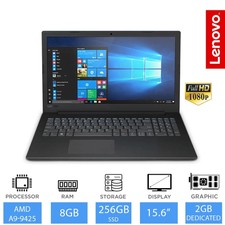 Lenovo V145 15.6" Gaming Laptop AMD A9-9425, 8GB, 256GB SSD, Radeon 2GB Graphics