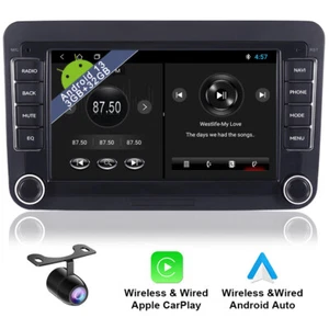Android 13 Car Stereo GPS Sat Nav Radio DAB+ 3+32GB For VW Touareg SEAT SKODA - Picture 1 of 11