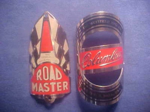 Roadmaster & Columbia Balloon Tire Bicycle Head badge name plate Emblem - Picture 1 of 12