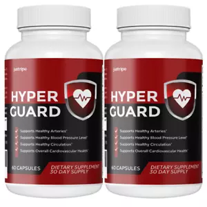 Hyper Guard Blood Support for Healthy Blood Levels & Heart Health - 2 Bottles - Picture 1 of 5