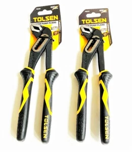 2 TOLSEN 10" PROFESSIONAL INDUSTRIAL WATER PUMP GROOVE JOINT PLIERS CRV #10029 - Picture 1 of 3
