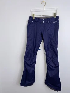 BURTON THE WHITE COLLECTION DRYRIDE Women’s Sz XS Snowboarding Ski Pants Purple - Picture 1 of 13