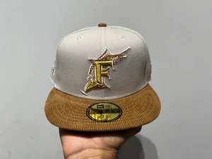 Miami Marlins MLB NE Corduroy Collection 1997 World Series Fitted Hat - New - Picture 1 of 5