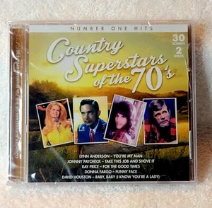 Country Superstars of the 70s Number One Hits 30 Songs New Sealed - Picture 1 of 4
