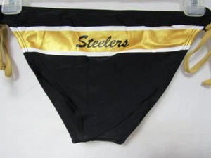 Pittsburgh Steelers Womens Small thru XL Screened Bikini Bottom Swimsuit C1 484 - Picture 1 of 3