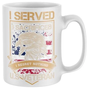 Husband Is A Veteran Gift US Army Mug Wife Anniversary Funny Gifts Mugs - Picture 1 of 5