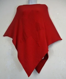 Ladies/Womens Lagenlook Knitted Stretchy Poncho/Cape/Wrap 7 Colours One Size - Bild 1 von 48