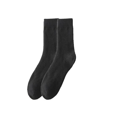 批量 8 对男式冬季保暖羊毛加热袜重型工作靴袜子 — 第 1/4 张图片