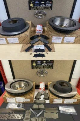 2016-2019 LEXUS LX570 GENUINE OEM FRONT & REAR BRAKE ROTORS TCMC PADS & SHIMS - Image 1 of 4