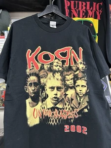 Vintage Korn Untouchables 2002 The Tour With No Name Band Heavy Rock Shirt XL - Bild 1 von 22