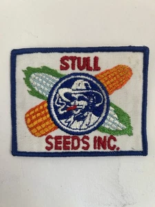 Vintage Stull’s Seeds Inc. Maissamen Hutaufnäher NOS - Bild 1 von 2