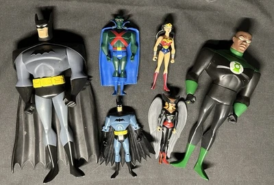 Lote de 6 figuras de acción ilimitadas DC Justice League Mattel JLU 2003-2004 de colección Foto 1 de 2
