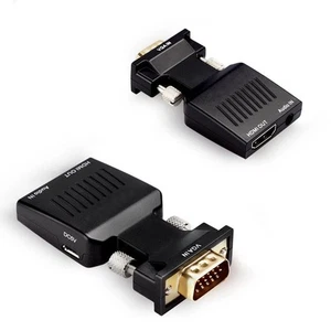 VGA Female HDMI Male HDMI-compatible Converter Audio Adapter VGA to HDMI Cable - Picture 1 of 12