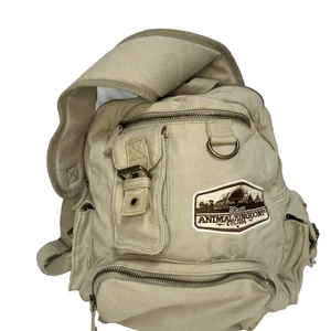 Disney Animal Kingdom Rucksack Schultergurt Sling Bag Khaki Beige - Bild 1 von 17