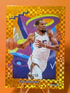 2024-25 Topps Finest Orange Xfractor #279 Kevin Durant #/150 SP - Bild 1 von 2