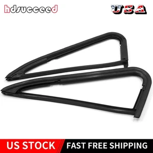 Front Vent Glass Window Weatherstrip Seals Set Pair Fits Chevy GMC Pickup Truck - Picture 1 of 14