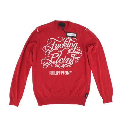 PHILIPP PLEIN Jersey Hombre Cárdigan Cuello Redondo LS F**ing Talla: L OP:... - Imagen 1 de 4