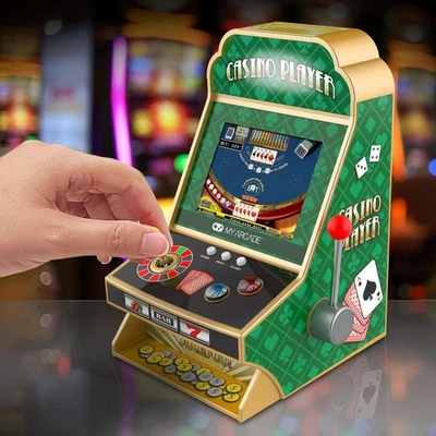 My Arcade Casino Player Slot Machine, Poker, Blackjack, Roulette, 30+ Games - Image 1 of 4