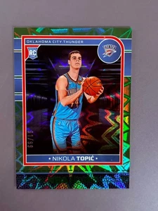 Aros Nikola Topic 2024-25 Panini NBA Green Explosion/99 RC #242 - Imagen 1 de 2