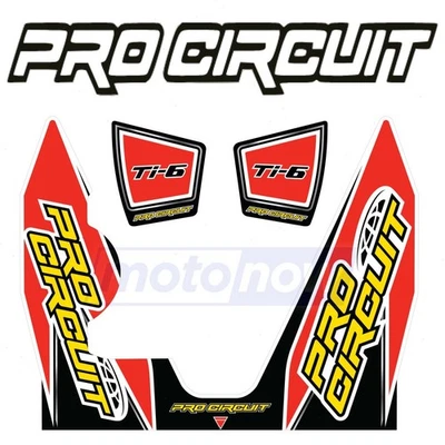 Pro Circuit Ti-6 Exhaust Decal for 2003-2016 Yamaha YZ450F - Graphics oi Foto 1 de 4