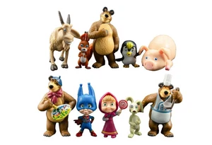 Juego de 10 figuras de acción de PVC Masha y el oso envío gratuito - Imagen 1 de 2
