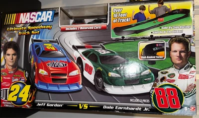 Vintage NASCAR Ultimate Speedway Motorized Track Set Gordon vs. Earnhardt Jr NEW - Image 1 of 4