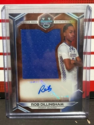 2023-24 Bowman's Best U Rob Dillingham Prospect Jumbo Patch Jersey Auto #PJR-RD - Image 1 of 2