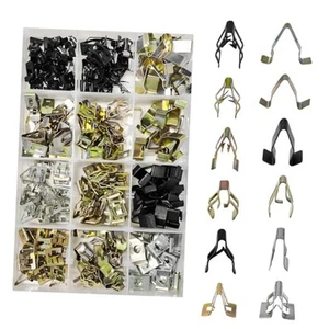 240 STCK. Auto Armaturenbrett Verkleidung Clips, 12 Größen Metall Armaturenbrett Halter Auto  - Bild 1 von 7