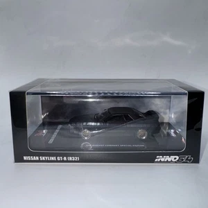 1/64 INNO64 Nissan Skyline GTR R32 Matt Black Special Edition IN64-R32-MB - Picture 1 of 1