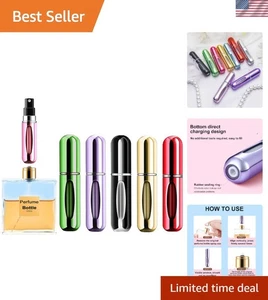 Elegante nachfüllbare Parfümzerstäuber - 5ml Reiseflaschen in 5 schicken Farben - Bild 1 von 8