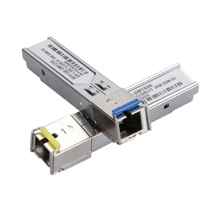 2Pcs SC Connector 3km 1.25GB/s SFP-BX03-D Tx1550nm/RX1310nm Transceiver Module G - Afbeelding 1 van 14