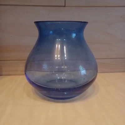 Tischvase große schwere Glasvase, Höhe 20 cm, Ø oben 12 cm gebraucht  - Bild 1 von 4