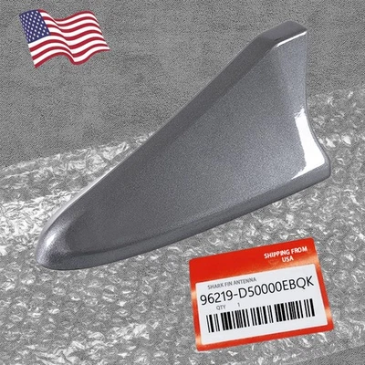 For Hyundai Sonata 2015-2019 without GPS Silver Shark Aerial Roof Antenna Cover - Image 1 of 4