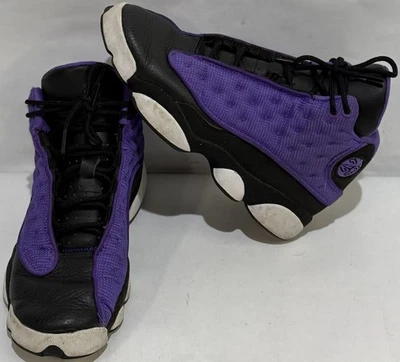 Nike Air Jordan 13 Retro YOUTH Shoes Purple Venom Black White 6.5Y FD4648 501 - Image 1 of 4