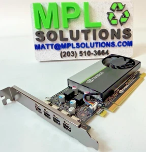 NVIDIA Quadro T1000 8GB GDDR6 PCIe 3.0 x16 Workstation Video Card Dell D408X A+ - Picture 1 of 2