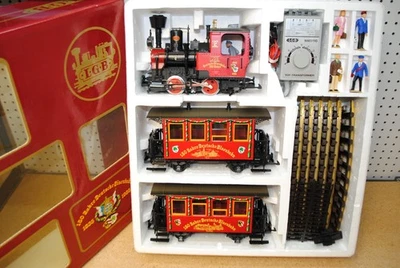 LGB 20150 1985 150 Years Deutsche Eisenbahn Steam Passenger Train Set *G-Scale* - Image 1 of 4