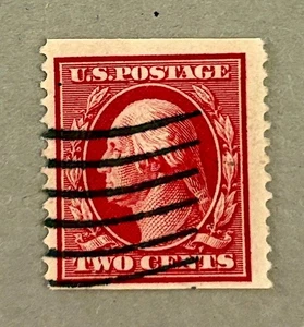 USA 353 / 1909 2c George Washington Coil Stamp / gebraucht - Bild 1 von 2