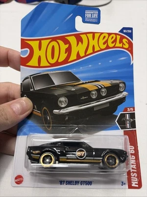 Hot Wheels 2025 Case P '67 Shelby GT500 Black - International Card #161 - Image 1 of 3