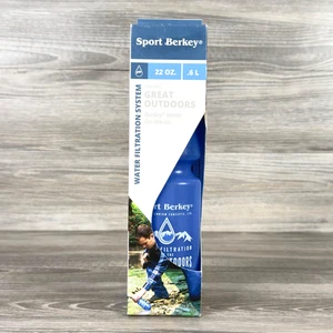 Borraccia filtrazione acqua Sport Berkey con filtro 22 oz. Acqua originale in movimento .6 L - Foto 1 di 5
