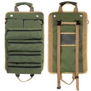 Tool Roll Organizer Hand Tools Organizer Pouch Roll Up Tool Storage Bag - Picture 1 of 12