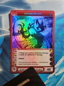 DRAKNESS 55/50/75/40/45 Super Rare 1st Edition Chaotic TCG Card Dawn of Perim NM - Picture 1 of 2